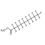 structure of CAS# 51502-45-5, Methyl Heptadecafluorononanoate;3-Chloro-5-fluoropyridine;Heptadecafluorononanoic acid, methyl ester;methyl 2,<wbr>2,3,3,4,4<wbr>,5,5,6,6,<wbr>7,7,8,8,9<wbr>,9,9-hept<wbr>adecafluo<wbr>rononanoa<wbr>te