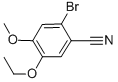structure of CAS# 515847-20-8, 2-Bromo-5-Ethoxy-4-Methoxy-Benzonitrile;2-BROMO-5-ETHOXY-4-METHOXY-BENZONITRILE