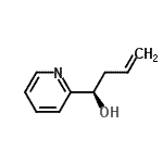CAS 登录号：517907-57-2， (1R)-1-(2-吡啶基)-3-丁烯-1-醇