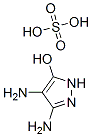 结构式 CAS# 52057-97-3, 3,4-二氨基-1H-吡唑-5-醇硫酸盐