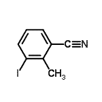 结构式 CAS# 52107-66-1, 3-碘-2-甲基苯甲腈