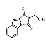 CAS 登录号：521301-93-9， 2-乙基-3-硫代-2,3-二氢-1H-咪唑并[1,5-a]吲哚-1-酮