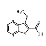 CAS#: 521948-60-7， 7-(Methylsulfanyl)Thieno[2,3-b]Pyrazine-6-Carboxylic Acid