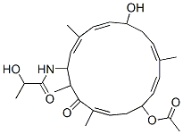 CAS 登录号：52212-91-6， N-(12-乙酰氧基-6-羟基-3,9,15,17-四甲基-16-氧代环十七碳-2,4,8,10,14-五烯-1-基)-2-羟基丙酰胺