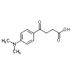 结构式 CAS# 52241-00-6, 4-[4-(二甲基氨基)苯基]-4-氧代丁酸