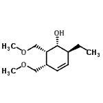 CAS 登录号：522603-79-8， (1R,2S,5S,6R)-2-乙基-5,6-二(甲氧基甲基)-3-环己烯-1-醇