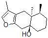 CAS 登录号：52279-13-7， (8aS)-3,4abeta,5beta-三甲基-4,4a,5,6,7,8-六氢萘并[2,3-b]呋喃-8abeta(9H)-醇