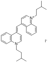 结构式 CAS# 523-42-2, 青色素
