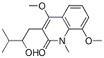 CAS 登录号：52306-35-1， 3-(2-羟基-3-甲基丁基)-4,8-二甲氧基-1-甲基-2(1H)-喹啉酮