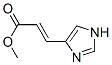structure of CAS# 52363-40-3, Methyl 3-(1H-Imidazol-4-Yl)Acrylate;Methyl 3-(3H-Imidazol-4-Yl)Prop-2-Enoate;(E)-3-(3H-Imidazol-4-Yl)Prop-2-Enoic Acid Methyl Ester;3-(3H-Imidazol-4-Yl)Prop-2-Enoic Acid Methyl Ester