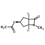CAS 登录号：524018-45-9， (1R,3S,5S)-6-甲基-7-氧代-6-氮杂双环[3.2.0]庚-3-基乙酸酯