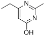 structure of CAS# 52421-75-7, 4-Ethyl-6-Hydroxy-2-Methylpyrimidine;4(1H)-Pyrimidinone, 6-Ethyl-2-Methyl- (9CI);4-Ethyl-6-Hydroxy-2-Methylpyrimidine ,97%;4-ETHYL-6-HYDROXY-2-METHYLPYRIMIDINE