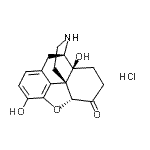 CAS 登录号：52446-24-9， (5alpha)-3,14-二羟基-4,5-环氧吗喃-6-酮盐酸盐(1:1)