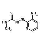 CAS 登录号：52494-44-7， (2Z)-2-(3-氨基-2(1H)-吡啶基亚基)-N-甲基肼基硫代甲酰胺