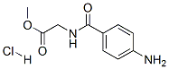 CAS 登录号：5259-86-9， [(4-氨基苯甲酰)氨基]乙酸甲酯盐酸盐