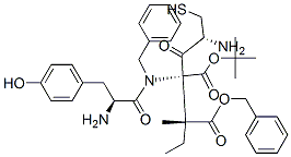 CAS#: 52668-03-8， (Phenylmethoxy)Carbonylcysteinyl(Phenylmethyl)-Tyrosyl-Isoleucine Tert-Butyl Ester