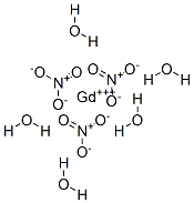 结构式 CAS# 52788-53-1, 硝酸钆五水合物