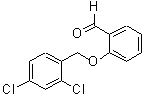 结构式 CAS# 52803-60-8, 2-[(2,4-二氯苄基)氧基]苯甲醛