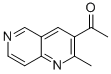 structure of CAS# 52816-65-6, 3-Acetyl-2-Methyl-1,6-Naphthyridine;1-(2-Methyl-1,6-Naphthyridin-3-Yl)Ethanone;3-ACETYL-2-METHYL-1,6-NAPHTHYRIDINE
