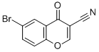 structure of CAS# 52817-13-7, 6-Bromo-3-Cyanochromone;6-BROMO-4-OXO-4(H)-1-BENZOPYRAN-3-CARBONITRILE;6-BROMO-4-OXO-4H-CHROMENE-3-CARBONITRILE;6-BROMO-3-CYANOCHROMONE