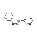 CAS 登录号：52886-91-6， 3,3'-[(1Z)-1-三氮烯-1,3-二基]二吡啶