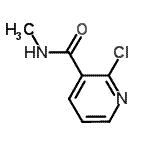 结构式 CAS# 52943-20-1, 2-氯-N-甲基烟酰胺