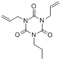 结构式 CAS# 5320-25-2, 异氰尿酸二烯丙基正丙基酯