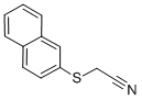 结构式 CAS# 5324-69-6, 2-(2-萘基硫代)乙腈