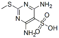 结构式 CAS# 53286-05-8, 4,6-二氨基-2-甲硫基-5-嘧啶磺酸