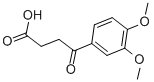 结构式 CAS# 5333-34-6, 4-(3,4-二甲氧基苯基)-4-氧代丁酸