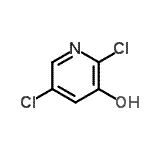 structure of CAS# 53335-73-2, 2,5-Dichloro-3-Pyridinol;2,5-Dichloro-3-hydroxypyridine;MFCD13185537