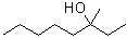 structure of CAS# 5340-36-3, 3-Methyl-3-Octanol;Amylethylmethylcarbinol;Nsc903