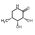 CAS 登录号：536744-86-2， (3R,4R,5R)-3,4-二羟基-5-甲基-哌啶-2-酮
