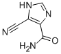structure of CAS# 5372-23-6, 4-Cyano-1H-Imidazole-5-Carboxamide;Nsc113952;Zinc00160557;Zero/005874