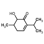 CAS 登录号：538367-64-5， 6-羟基-2-异丙基-5-甲基-2-环己烯-1-酮