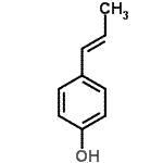 CAS 登录号：539-12-8， 4-[(1E)-1-丙烯-1-基]苯酚