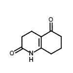 结构式 CAS# 53921-72-5, 4,6,7,8-四氢-2,5(1H,3H)-喹啉二酮