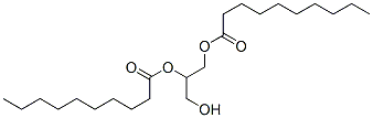 结构式 CAS# 53988-07-1, 二癸酸甘油酯