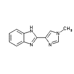 CAS 登录号：54209-65-3， 2-(1-甲基-1H-咪唑-4-基)-1H-苯并咪唑