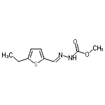 CAS 登录号：543702-34-7， 甲基(2E)-2-[(5-乙基-2-噻吩基)亚甲基]肼羧酸酯