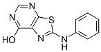 CAS 登录号：5444-46-2， 2-苯胺基[1,3]噻唑并[5,4-d]嘧啶-7-醇