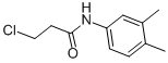 structure of CAS# 5446-25-3, 3-Chloro-N-(3,4-Dimethylphenyl)Propanamide;3-Chloro-N-(3,4-Dimethylphenyl)Propionamide;Nsc17194;Bbv-024046