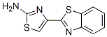 structure of CAS# 54469-54-4, 4-(1,3-Benzothiazol-2-Yl)-1,3-Thiazol-2-Amine;4-(1,3-Benzothiazol-2-Yl)Thiazol-2-Amine;4-(1,3-Benzothiazol-2-Yl)-2-Thiazolamine;[4-(1,3-Benzothiazol-2-Yl)Thiazol-2-Yl]Amine