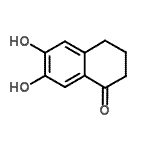 CAS 登录号：54549-75-6， 6,7-二羟基-3,4-二氢-1(2H)-萘酮