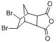 结构式 CAS# 5455-81-2, 5,6-二溴六氢-4,7-甲桥异苯并呋喃-1,3-二酮