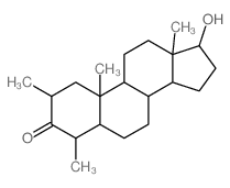 CAS#: 54550-08-2， 17beta-Hydroxy-2alpha,4alpha-Dimethyl-5alpha-Androstan-3-One