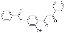 CAS 登录号：5465-06-5， 1-[4-(苯甲酰氧基)-2-羟基苯基]-3-苯基-1,3-丙烷二酮