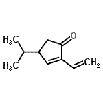 CAS 登录号：54717-65-6， 4-异丙基-2-乙烯基-2-环戊烯-1-酮