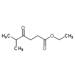 结构式 CAS# 54857-48-6, 乙基5-甲基-4-氧代己酸酯