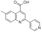 结构式 CAS# 5486-67-9, 6-甲基-2-吡啶-4-基喹啉-4-羧酸